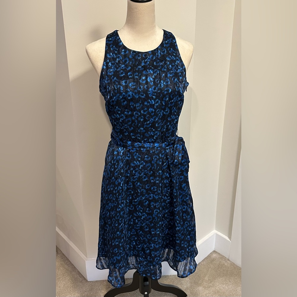 Banana Republic Blue Midi Dress
